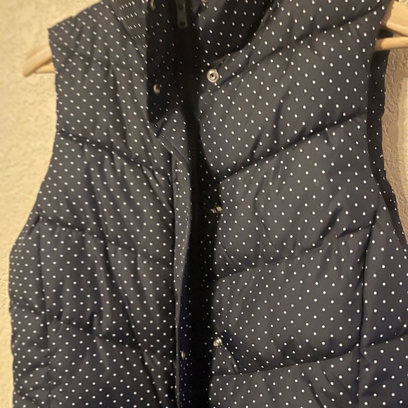 NWOT GAP Warmest Vest Marine Blue Dot | Medium - Picture 8 of 12
